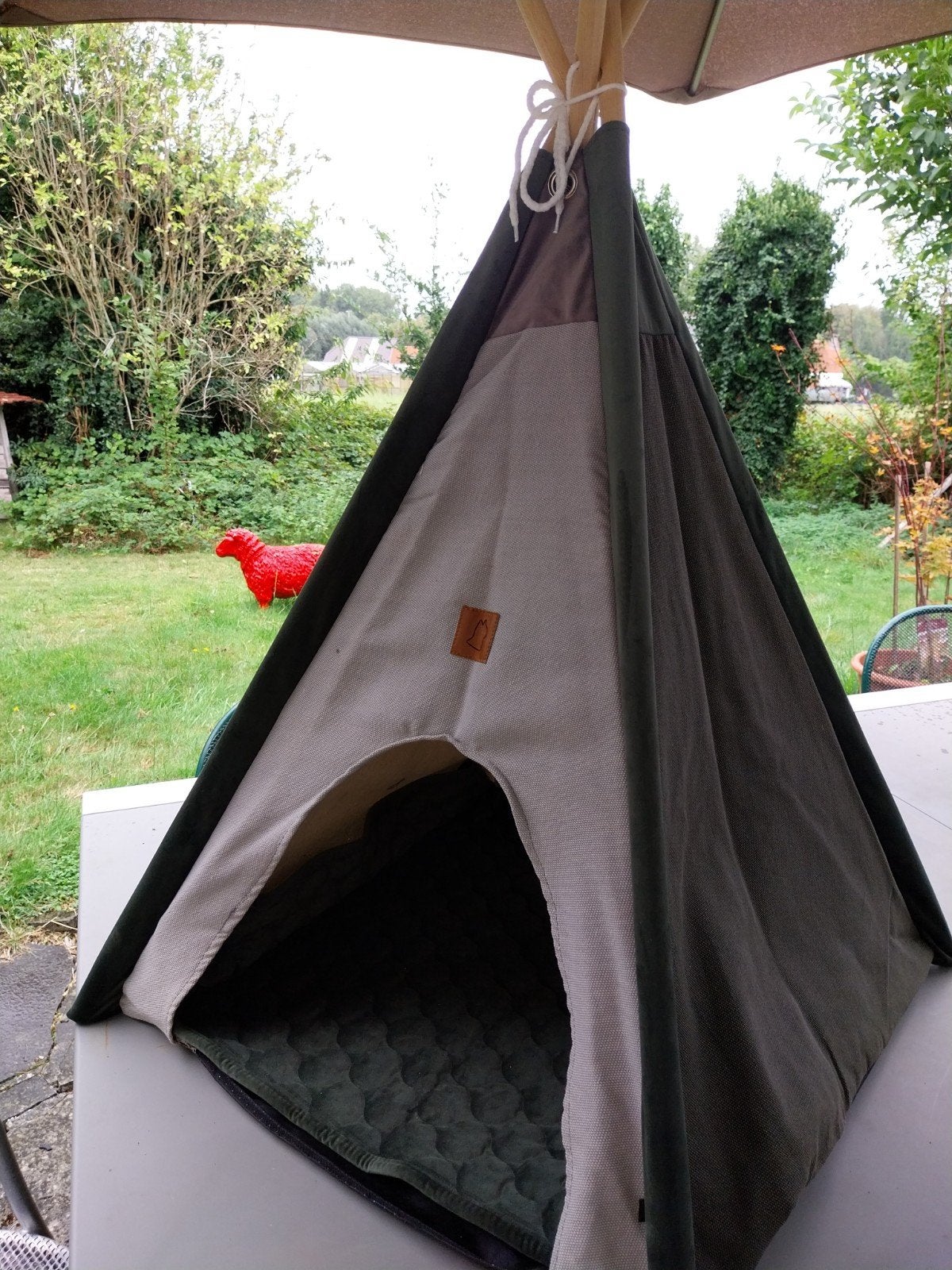 Wigwam tipi voor katten. 80 cm. Nieuw ongebruikt, Ophalen of Verzenden, Nieuw, Katoen