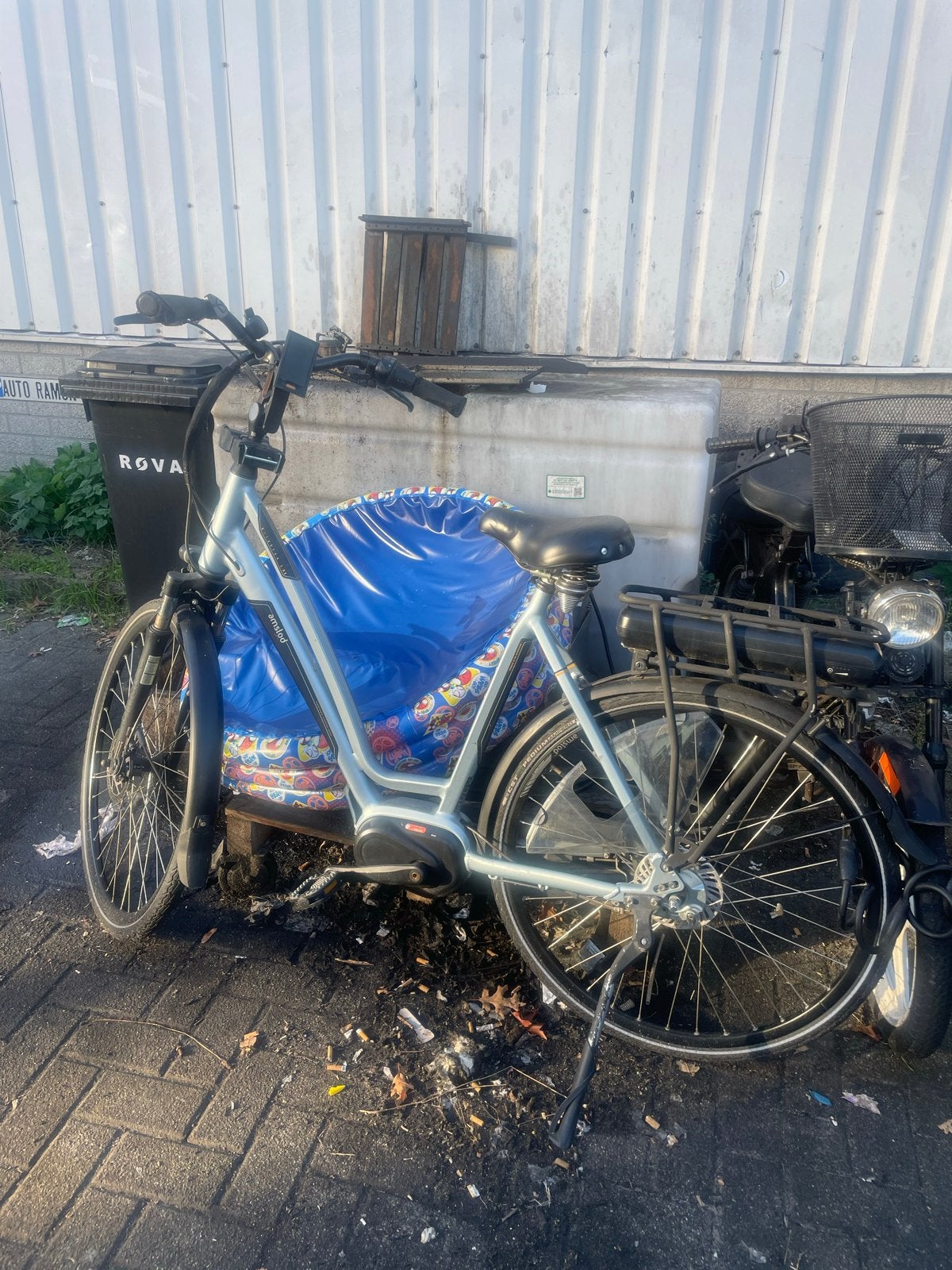 Amslod elektrische fiets - M400 motor, Fietsen en Brommers, Zo goed als nieuw, 51 tot 55 cm, 50 km per accu of meer, Ophalen
