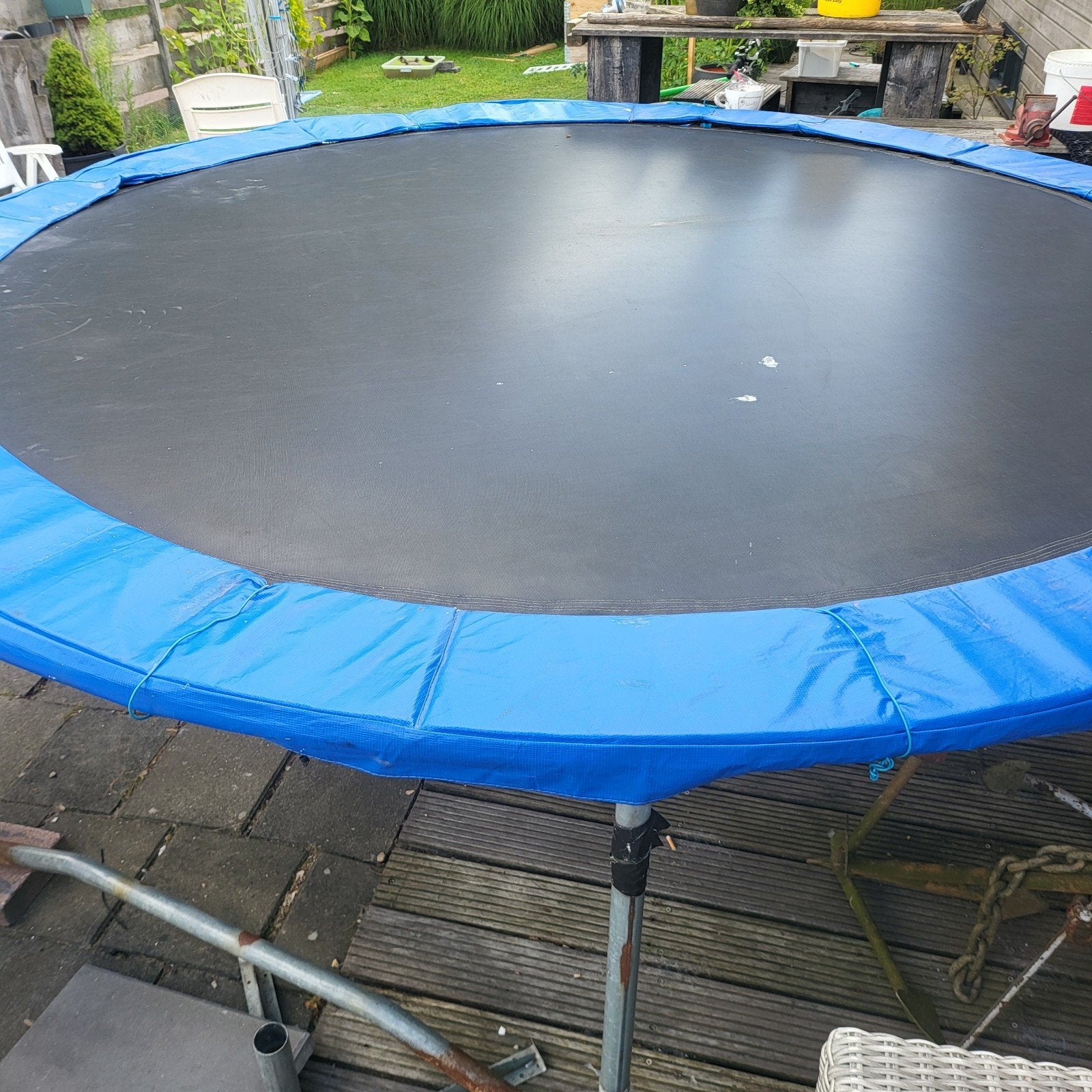 Grote trampoline, Kinderen en Baby's, Speelgoed | Buiten | Trampolines, Ophalen, Gebruikt