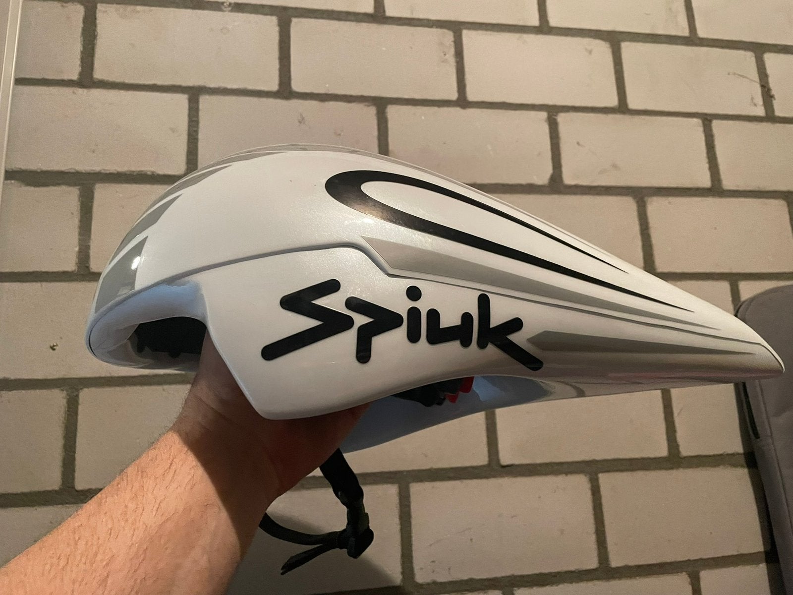 Spiuk Kronos Tijdrithelm TT Helm Wit M-L (54-61 cm), Ophalen of Verzenden, Nieuw, L, Heer of Dame