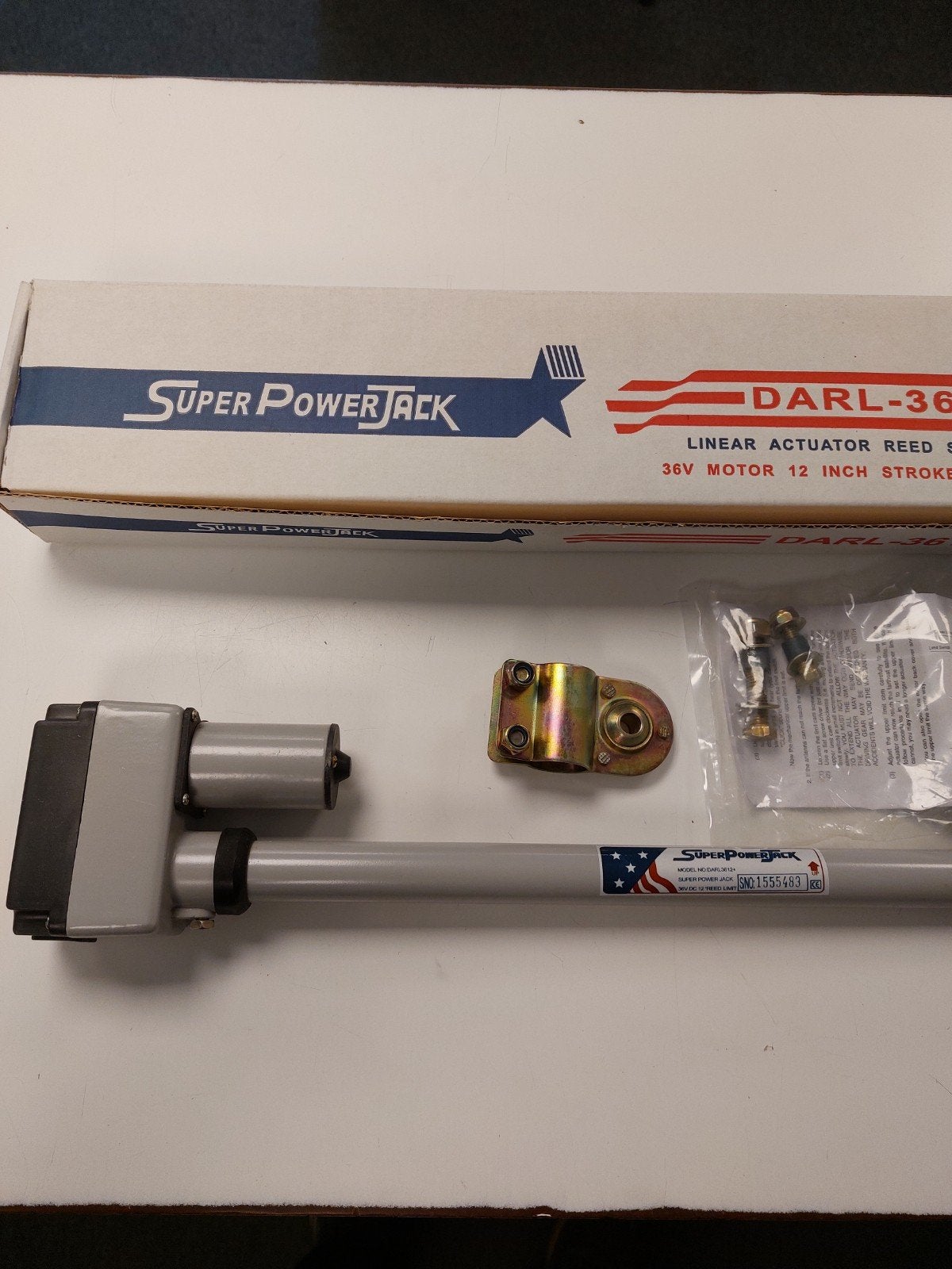 SuperPowerJack  Actuator Darl-3612+ 36V Motor 12 Inch, Overige merken, (Schotel)antenne-accessoires, Onbekend, Nieuw