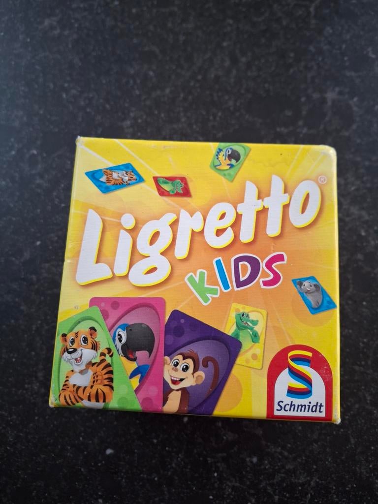 Ligretto Kids kaartspel - compleet (excl. handleiding), Vijf spelers of meer, Ophalen of Verzenden, Gebruikt, Schmidt Spiele