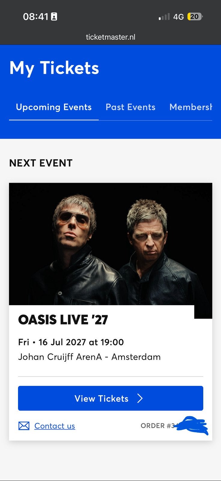 OASIS ‘27 Live | Johan Cruijff ArenA | Amsterdam, Tickets en Kaartjes, Twee personen, Juli