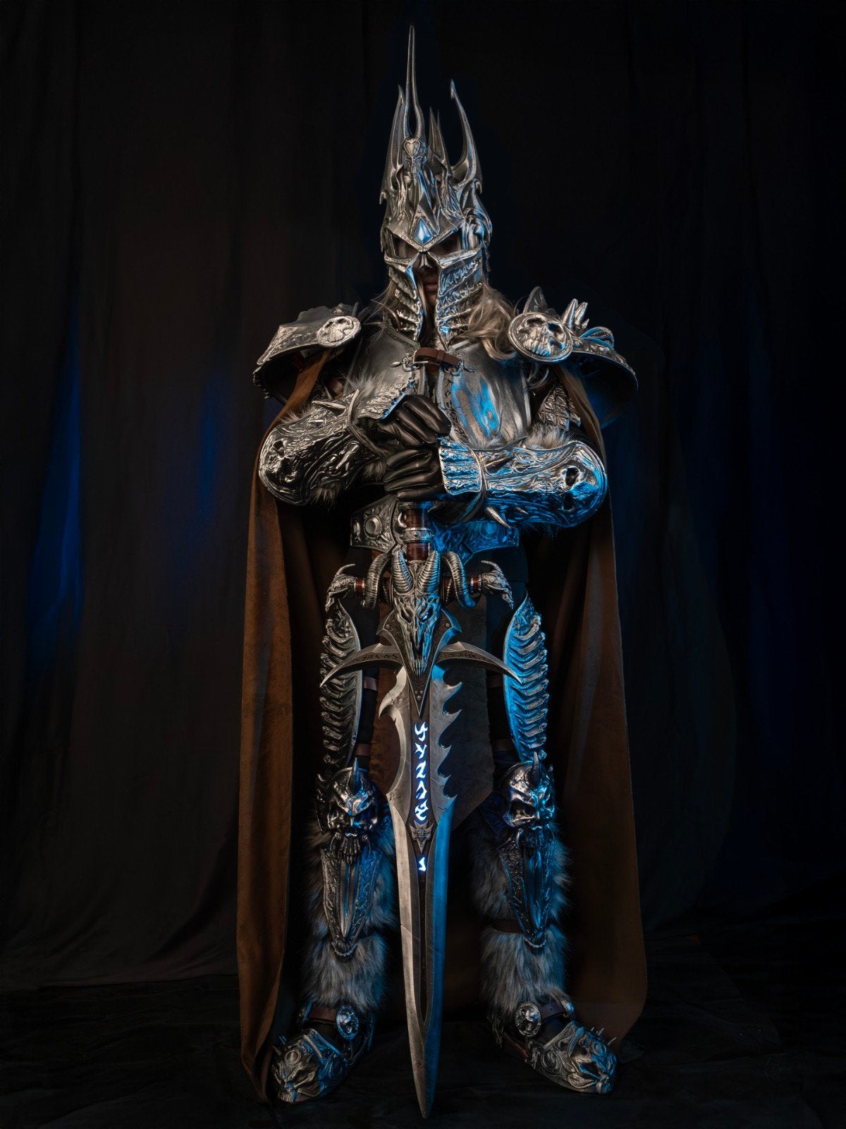 World of Warcraft Lich King Arthas Cosplay Kostuum, Ophalen of Verzenden