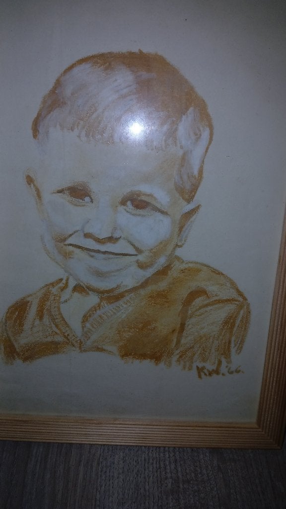 Klaas weissenbach portretten familieleden jaren 50 retro, Antiek en Kunst, Kunst | Schilderijen | Klassiek, Ophalen, Origineel werk