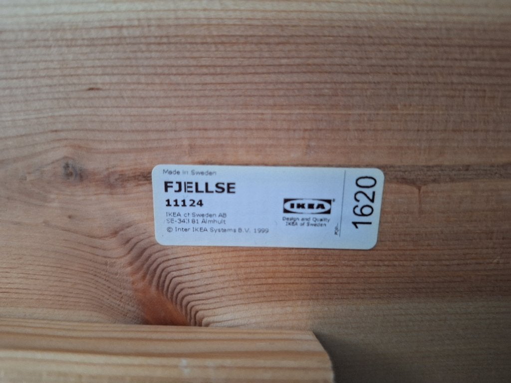 Ikea Fjellse bedframe 90 x 200 + Lattenbodem, Huis en Inrichting, Ophalen, Gebruikt, 90 cm, Eenpersoons