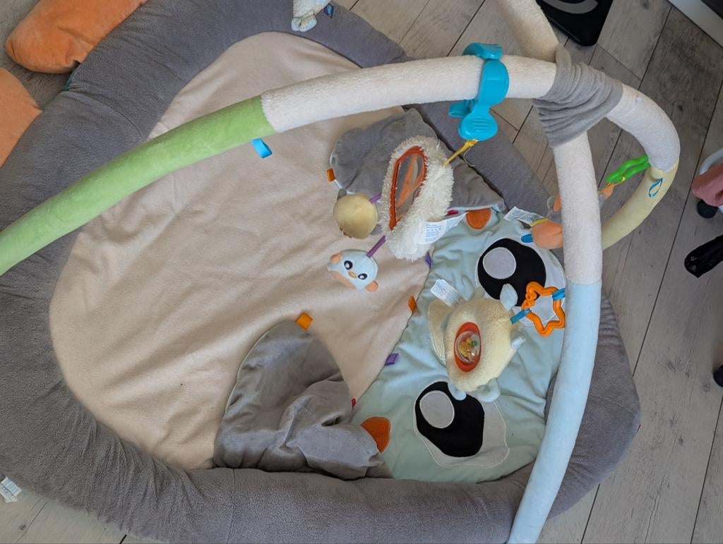 Playgro speelkleed Snuggle me Penguin Tummy Time gym, Ophalen, Zo goed als nieuw