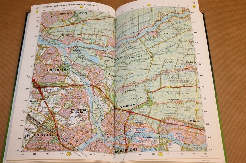 Compact Provincie Atlas — Zuid-Holland 1:50 000 [1997], Ophalen of Verzenden, 1800 tot 2000, Nederland, Landkaart