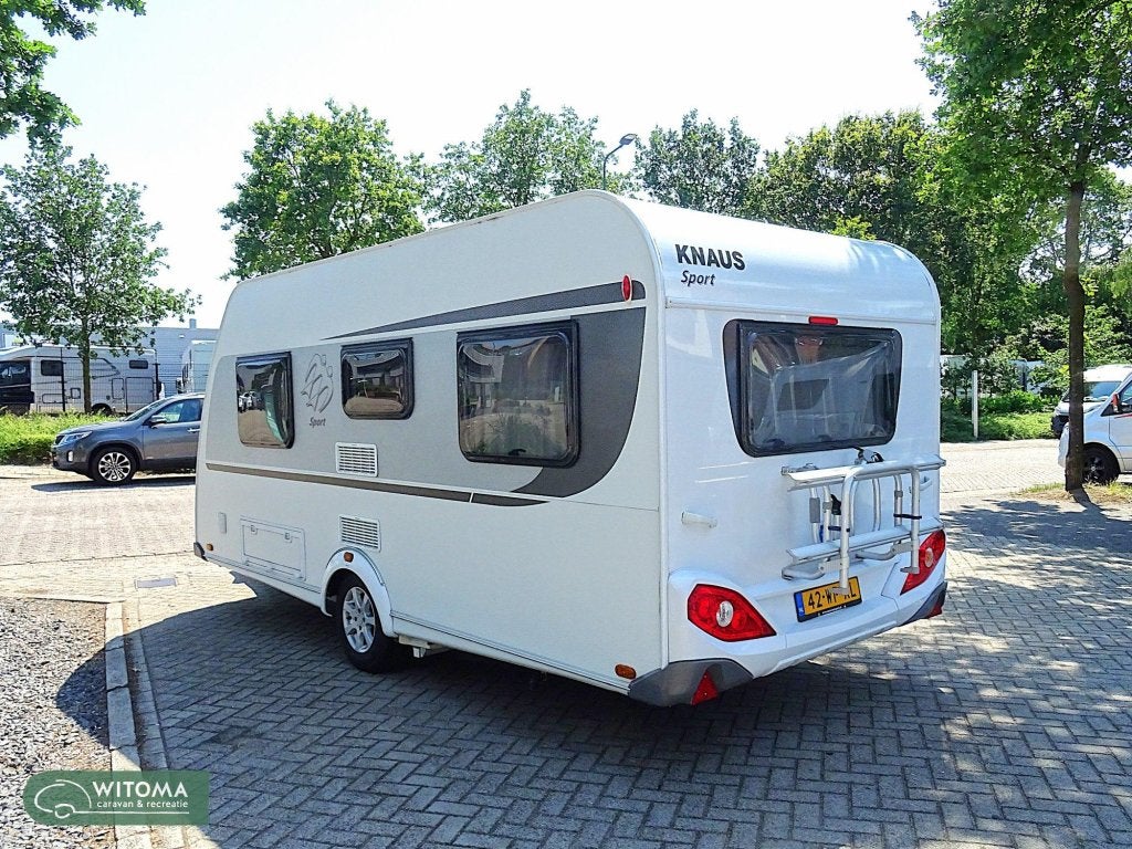 Knaus Sport 450 FU SALE mooi compleet, Caravans en Kamperen, Caravans, Rondzit, Bedrijf, Overige typen, 4 tot 5 meter