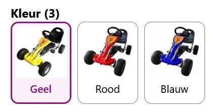 Skelter skelters trapauto blauw rood geel GRATIS VERZONDEN!, Overige merken, Verzenden, Nieuw, Nvt