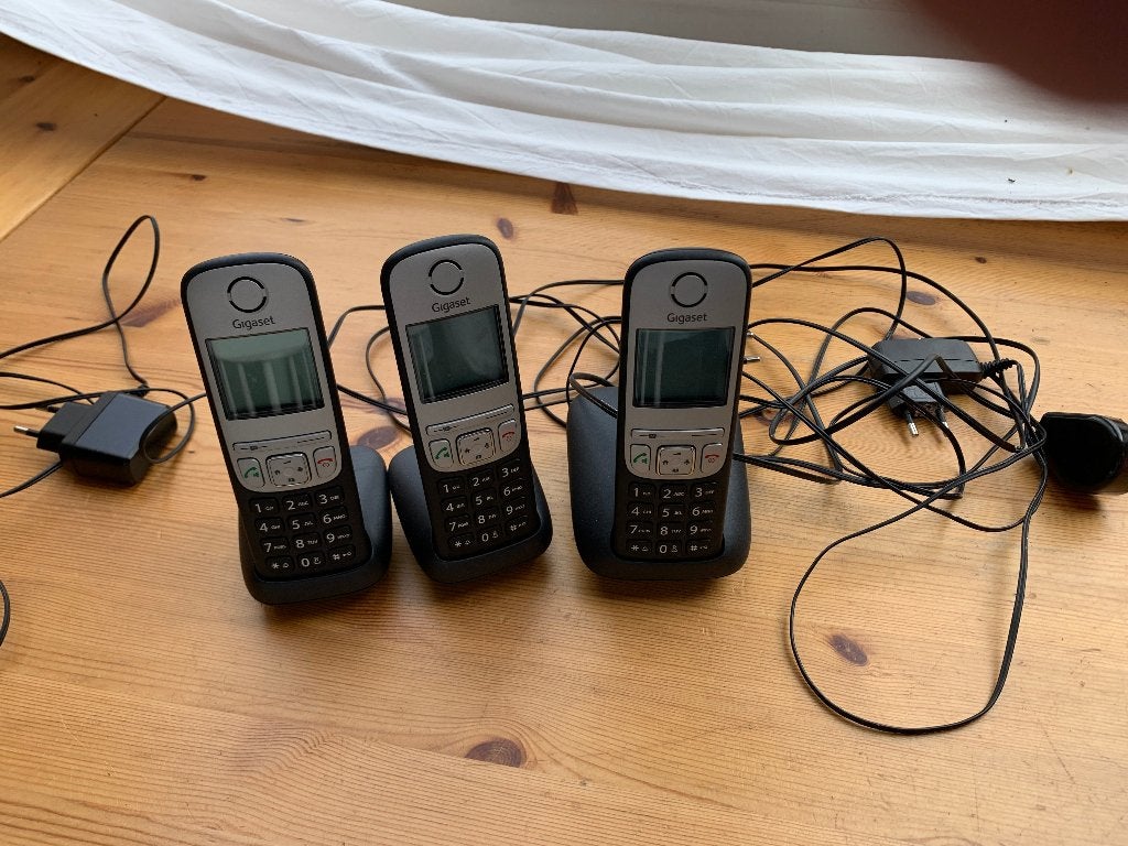 Telefoonset Gigaset A690 trio, Ophalen of Verzenden, Gebruikt, 3 handsets