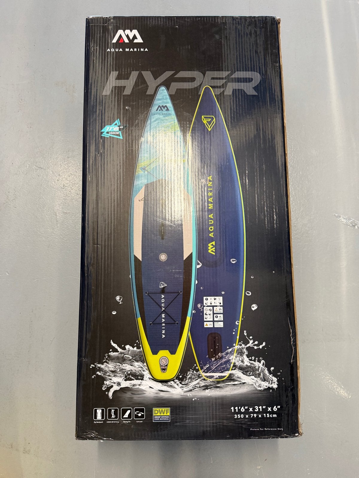 Aqua Marina Hyper SUP-board 11'6" - Nieuw in doos, Ophalen, Nieuw, SUP-boards