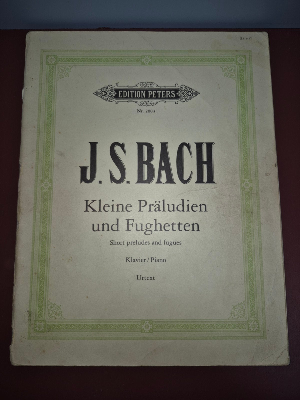 J.S. Bach - Kleine Präludien und Fughetten (Piano), Gebruikt, Klassiek, Ophalen of Verzenden, Artiest of Componist