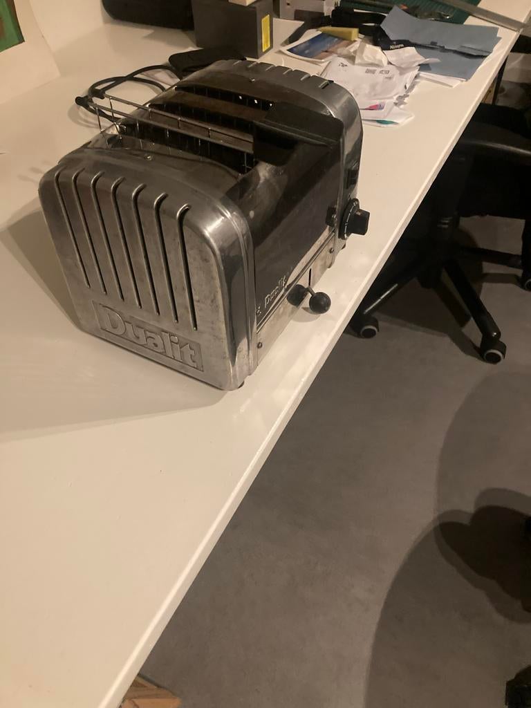 Vintage Dualit Broodrooster uit 1995 - Model Combi, Witgoed en Apparatuur, Broodroosters, Ophalen of Verzenden, Gebruikt, Uitneembare kruimellade