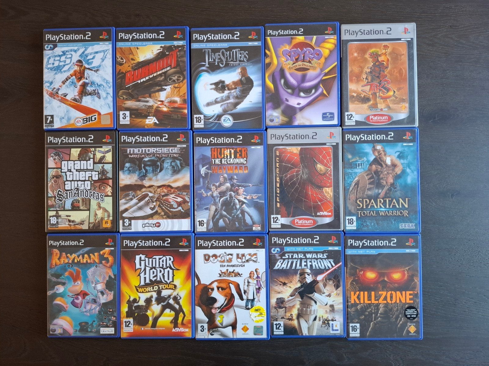 Grote Partij van 15 PS2 Games o.a. GTA Spyro Star Wars, Overige genres, Ophalen of Verzenden, Zo goed als nieuw, 3 spelers of meer