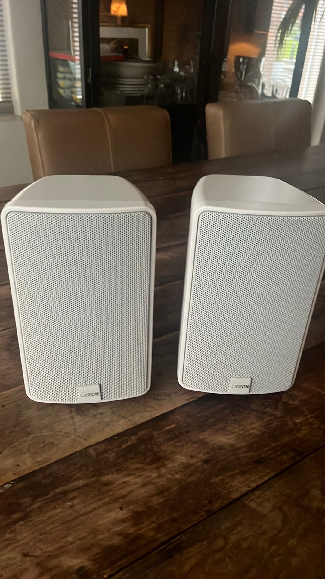 Canton Plus GX.3 luidspreker set - wit, Overige merken, Gebruikt, Ophalen of Verzenden, 60 tot 120 watt