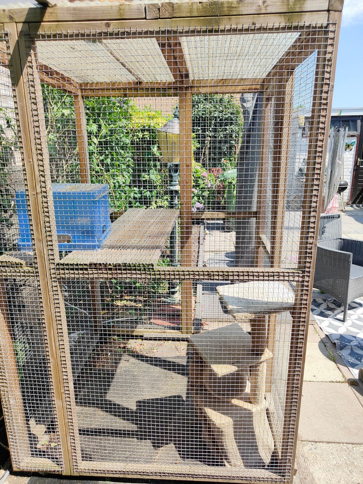 Kattenren voor buiten. Geïmpregneerd hout., Dieren en Toebehoren, Katten-accessoires, Ophalen