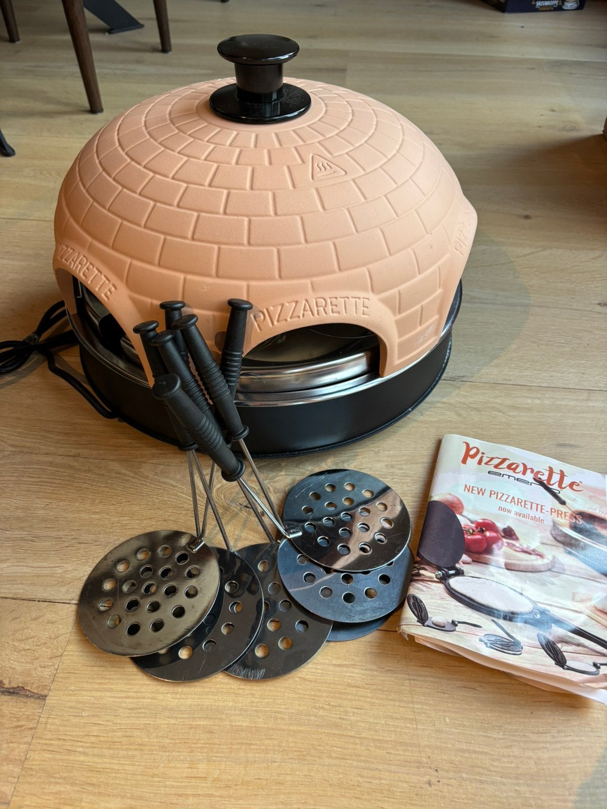 Pizzarette 6 persoons, Ophalen, Zo goed als nieuw, 4 t/m 7 personen