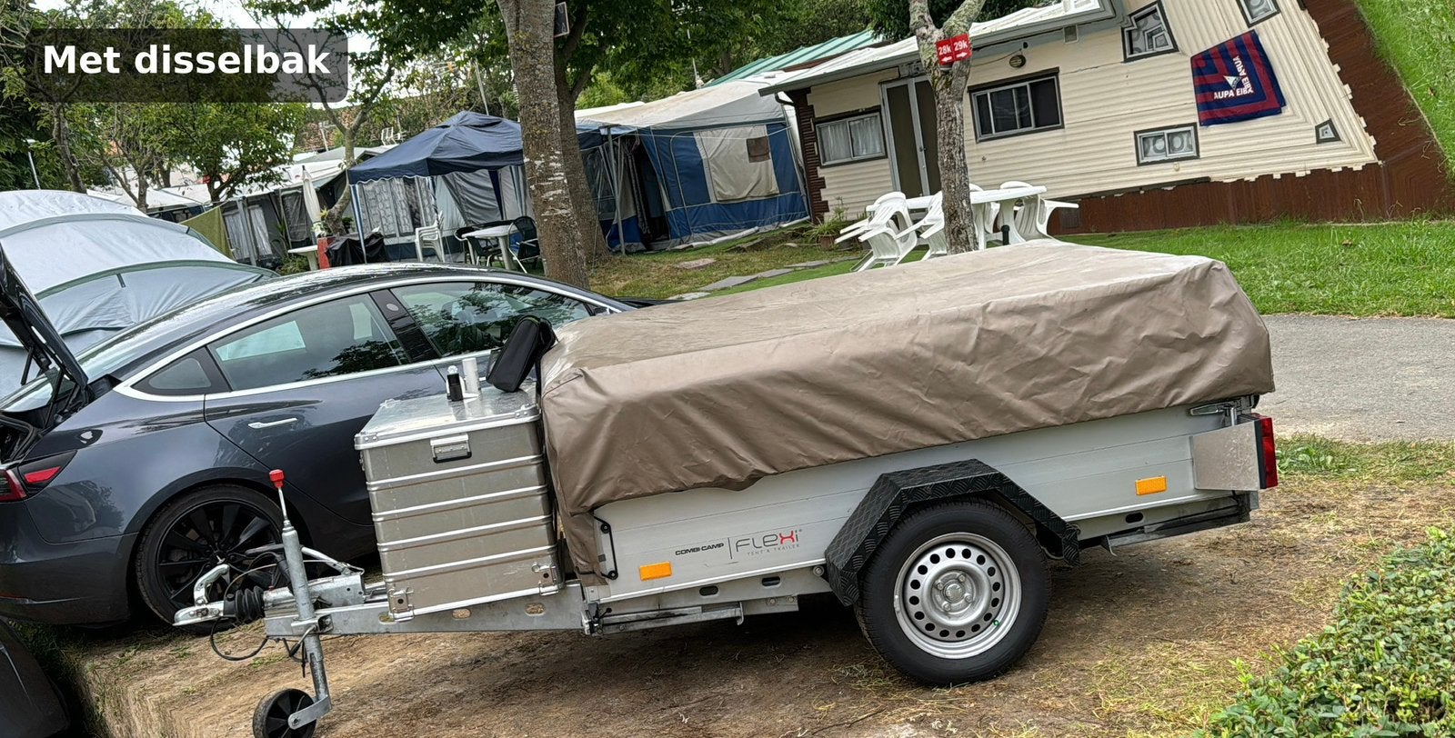 Combi Camp Flexi Tent&Trailer (2016) tweede eigenaar, Ophalen, Combi-Camp, Meerkleurig, Tot en met 6