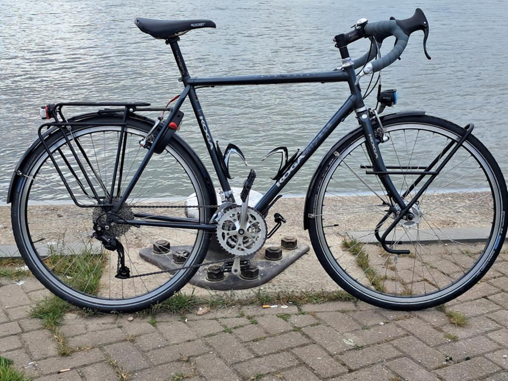 Koga miyata randonneur met tubus dragers, Gebruikt, 57 tot 61 cm, Meer dan 20 versnellingen, Ophalen