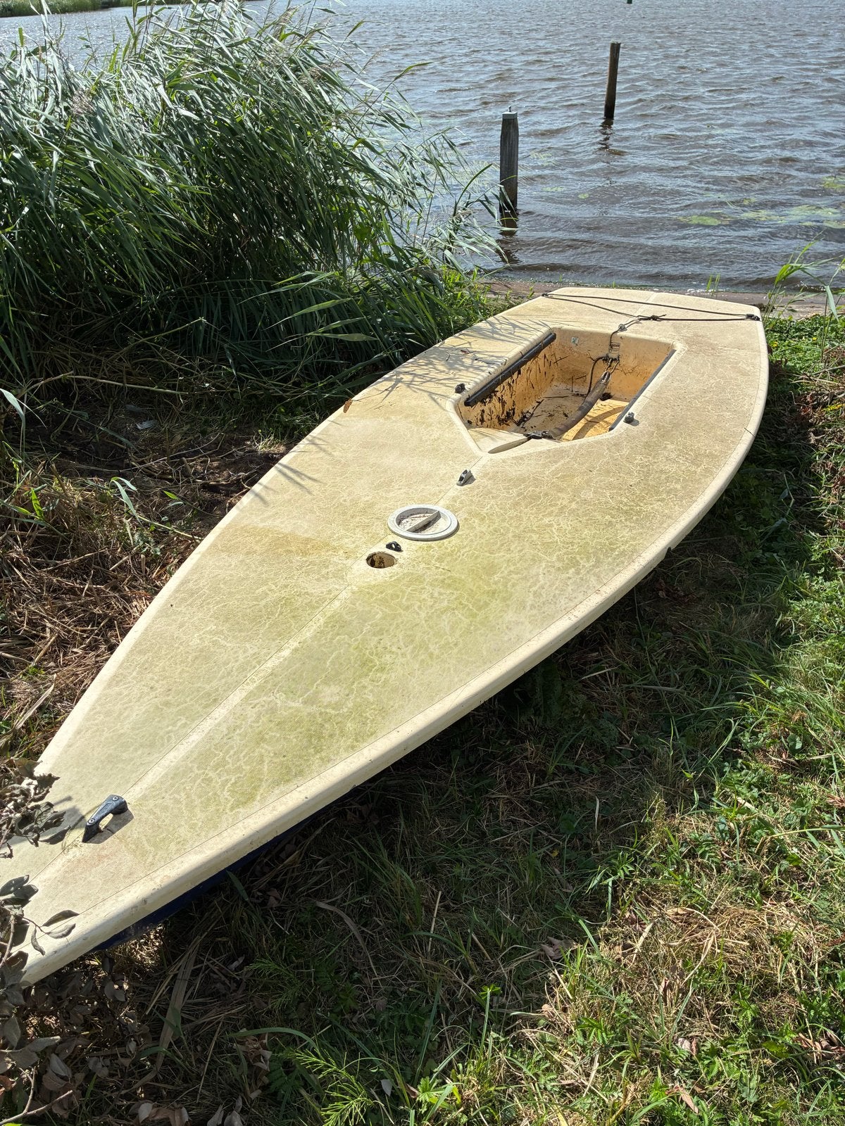 Laser zeilboot opknapper incl toebehoren GRATIS af te halen., Watersport en Boten, Ophalen, Gebruikt, Overige typen