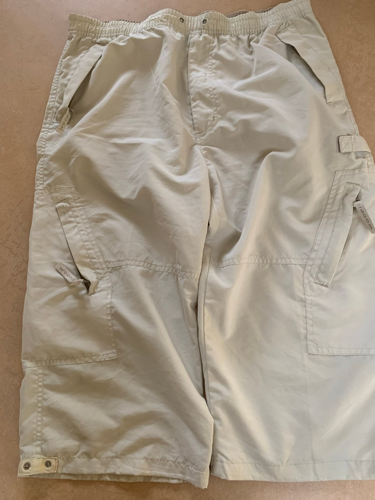 Woops Classic Cargo Short- Maat XL, euro 1,95, Kleding | Heren, Ophalen of Verzenden, Gedragen, Maat 56/58 (XL), Beige