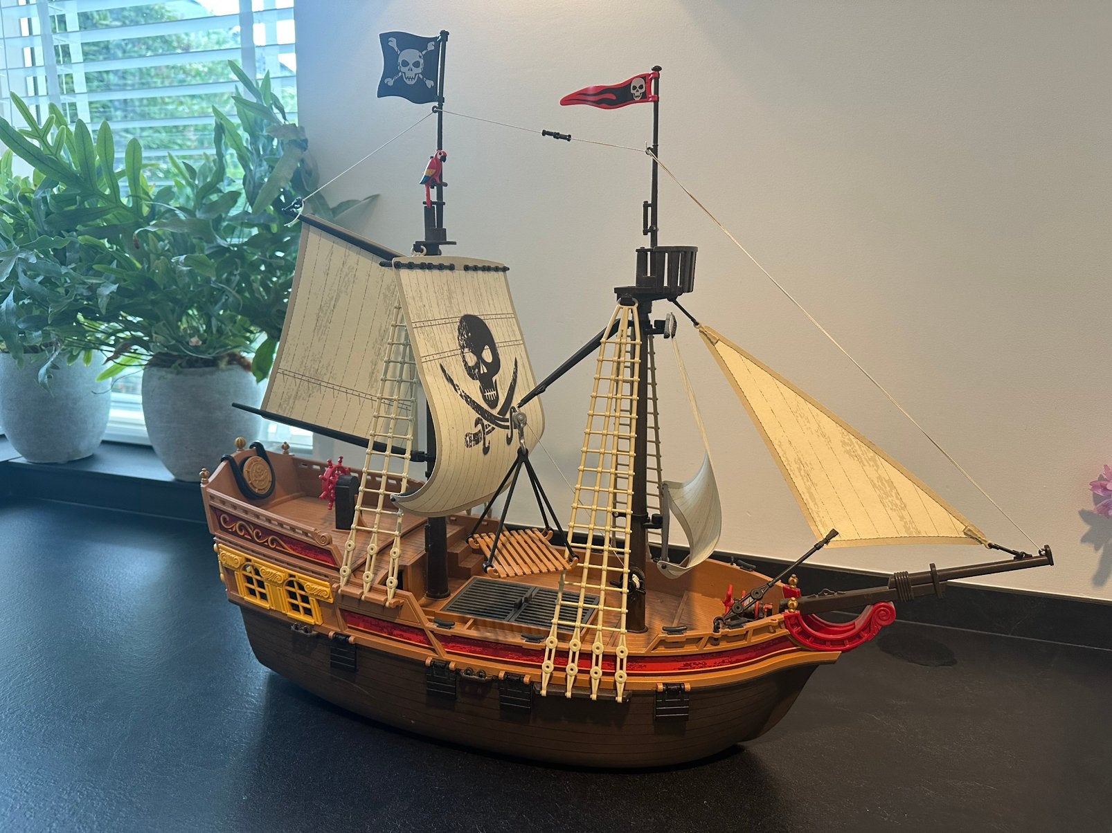 ‍️ 🏴‍☠️ Playmobil 5135 Groot Piratenschip met extra piraten, Kinderen en Baby's, Speelgoed | Playmobil, Ophalen of Verzenden