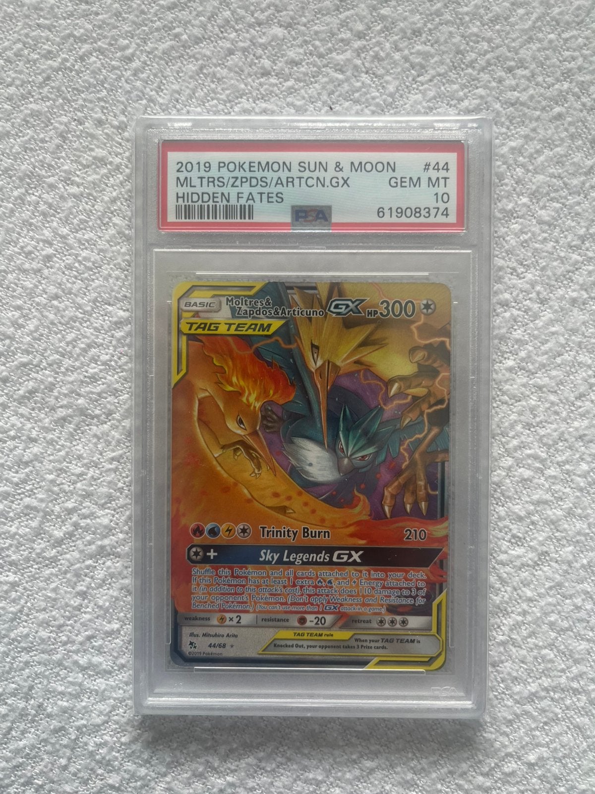 Moltres Zapdos Articuno GX Tag Team, Ophalen, Zo goed als nieuw