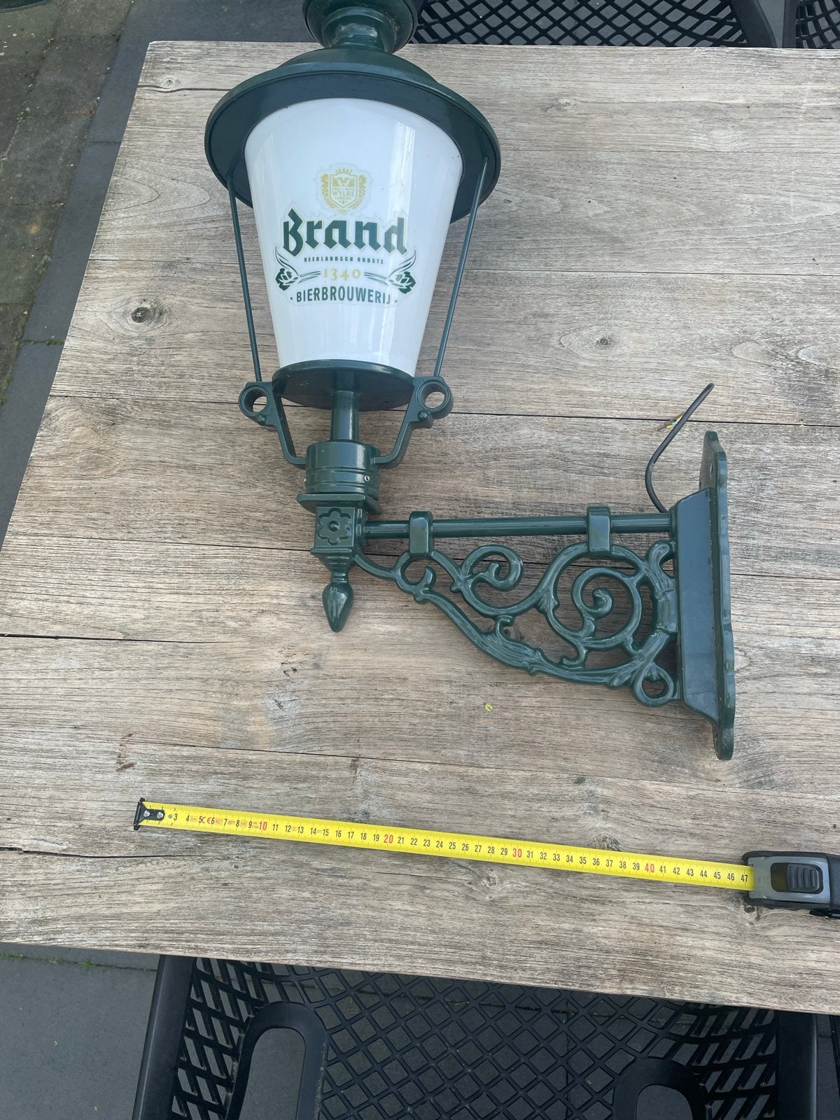 Brand Bierbrouwerij buitenlamp - Wandlamp, Ophalen, Gebruikt