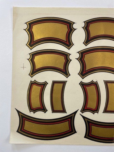 apothekers etiketten onversneden vel 1900, Ophalen of Verzenden