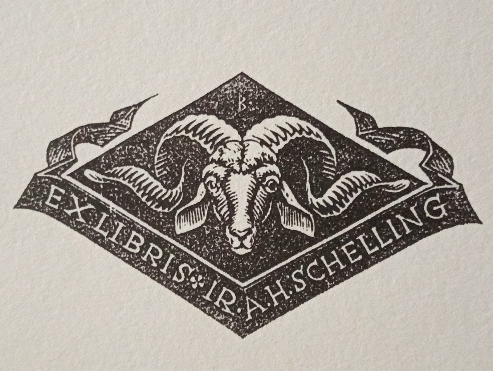 Ex Libris Ir.A.H.Schelling, Ophalen of Verzenden