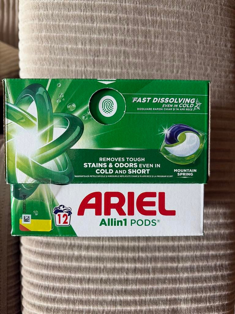 5X - Ariel Allin1 Pods Mountain Spring - 12 stuks, Ophalen of Verzenden, Nieuw