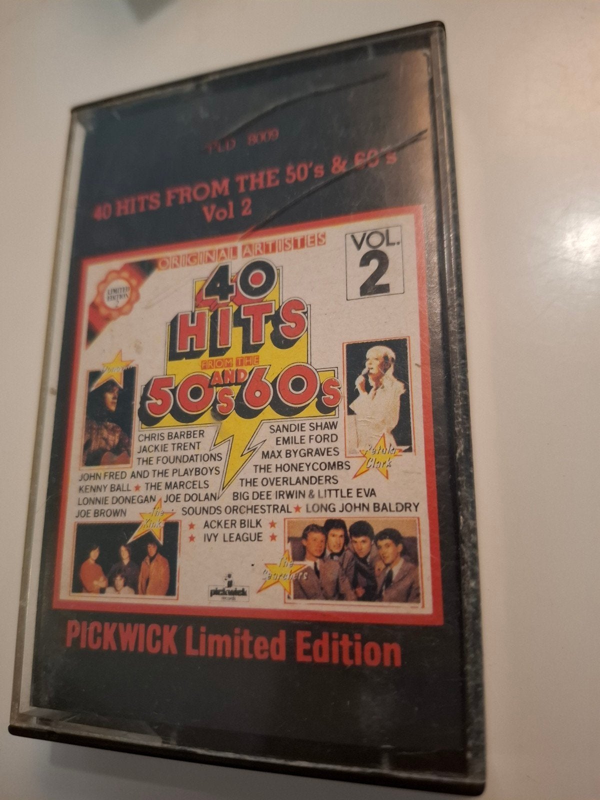 40 Hits From The 50's & 60's Vol 2 - Pickwick Cassette, Cd's en Dvd's, Gebruikt, 1 bandje, Ophalen of Verzenden, Voorbespeeld
