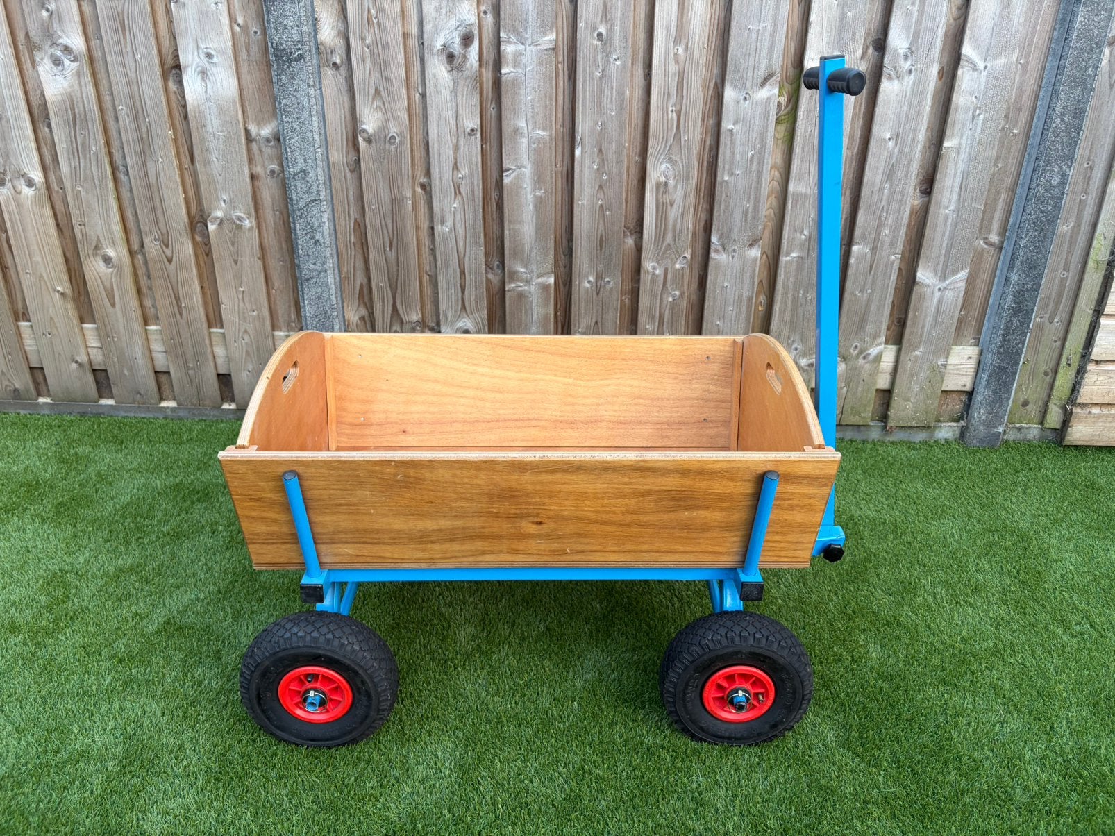 Praktikar deluxe houten bolderkar, Ophalen, Gebruikt