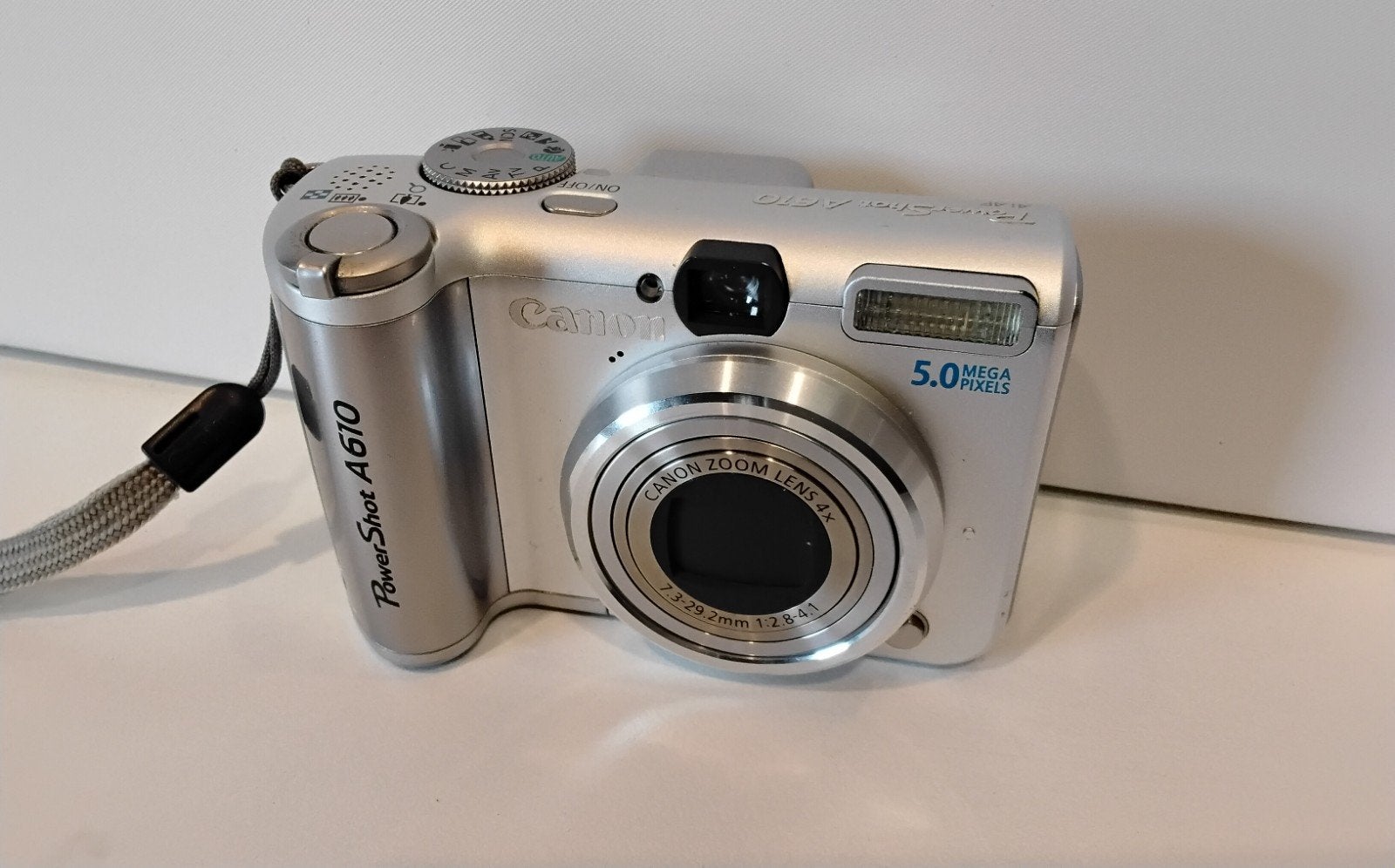 Canon PowerShot A610 - Compactcamera 5.0 Megapixels, Gebruikt, Info@canon.nl, Canon, Ingebouwde flitser