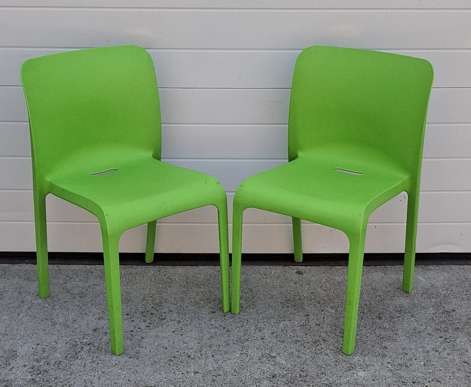 53 x Pop chairs groen terrasstoelen kantine stoelen horeca, Ophalen of Verzenden, Zo goed als nieuw, Overige kleuren, Vijf, Zes of meer stoelen