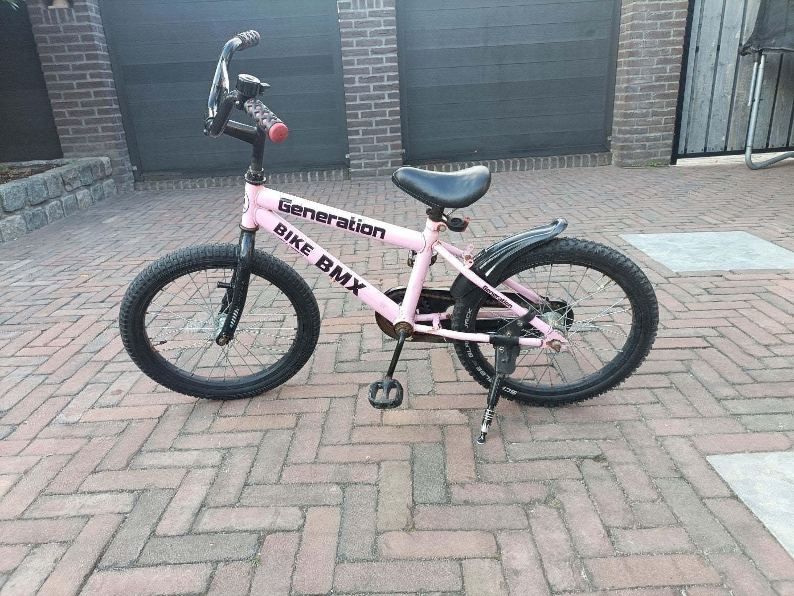 bmx fiets, roze, 18inch, Fietsen en Brommers, Ophalen, Gebruikt, Staal, 16 tot 20 inch
