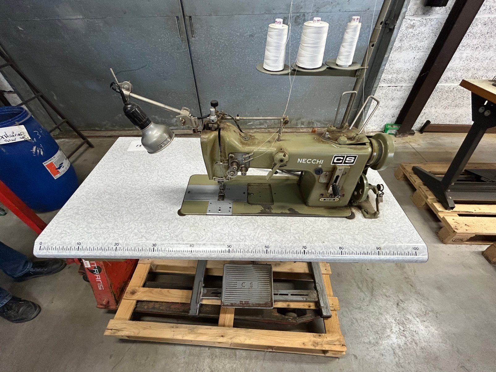 Necchi naaimachine, Gebruikt, Naaimachine, Industrieel, Ophalen