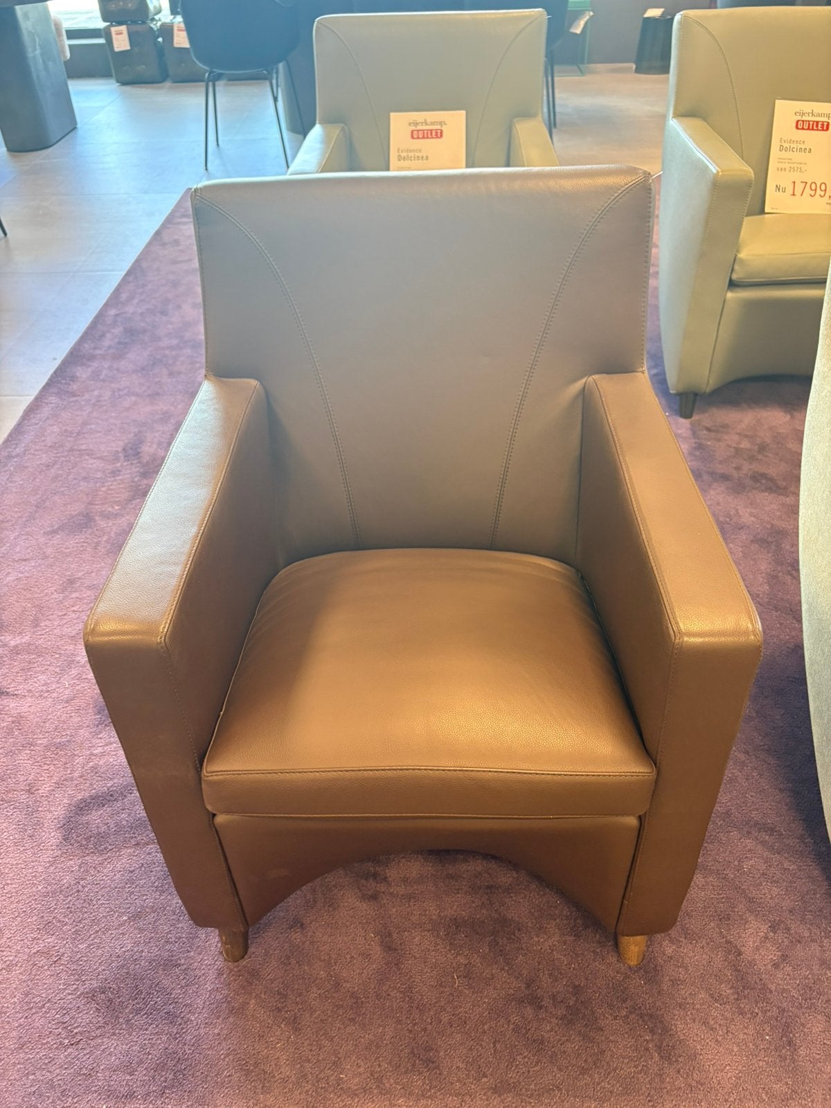 Leolux fauteuil Dolcinea, Ophalen, Zo goed als nieuw, 75 tot 100 cm, 50 tot 75 cm