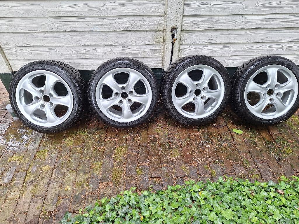 porsche 911 velgen, Auto-onderdelen, Banden en Velgen, Ophalen, Gebruikt, Velg(en), 17 inch
