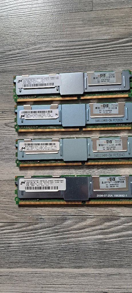 4 x 4GB PC2 geheugen, Gebruikt, Ophalen of Verzenden, DDR2, Desktop