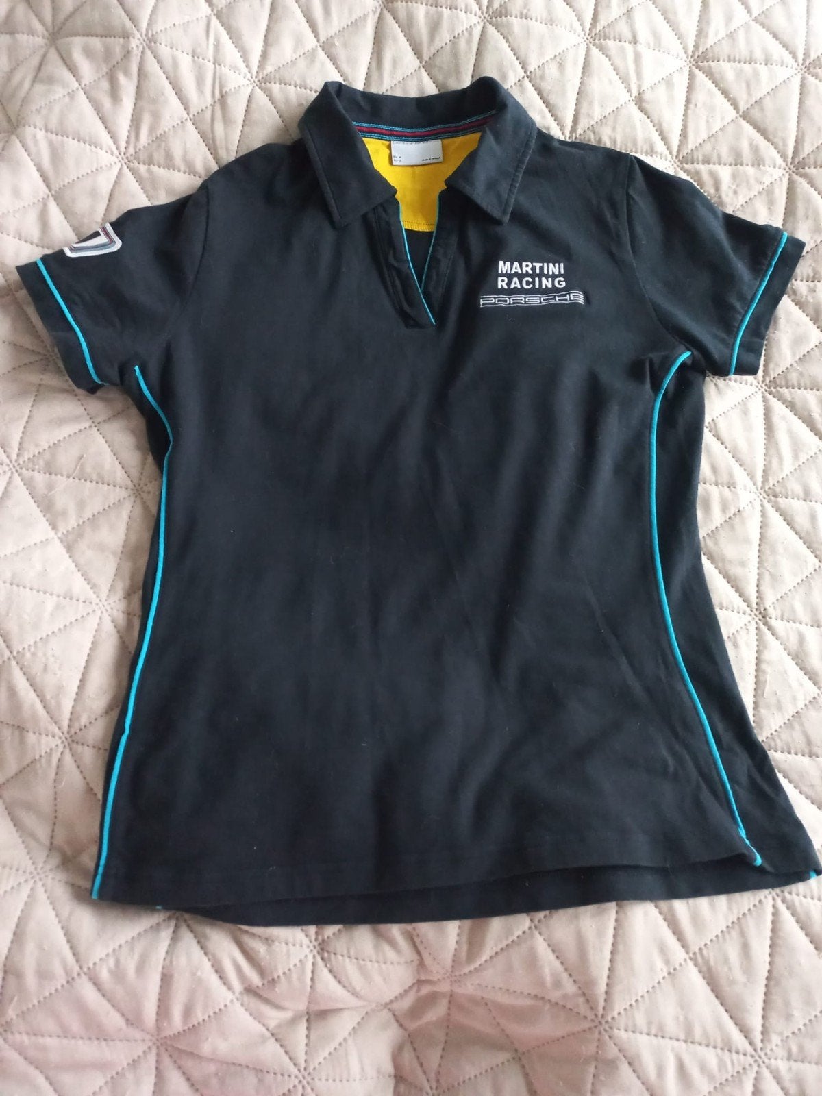 Porsche Design Martini Racing polo, dames, zwart, maat S, Kleding | Heren, Zwart, Ophalen of Verzenden, Zo goed als nieuw, Porsche