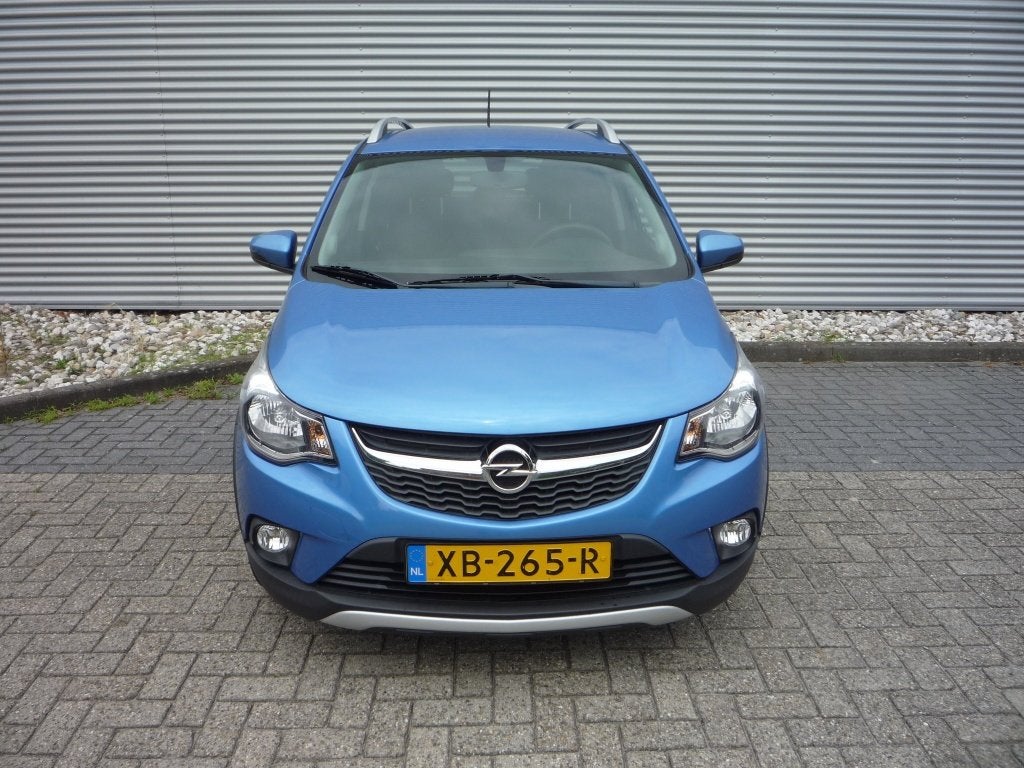 Opel KARL 1.0i (75Pk) Rocks Online-Edition Cruise Airco LMV, Voorwielaandrijving, Gebruikt, Blauw, 23 km/l