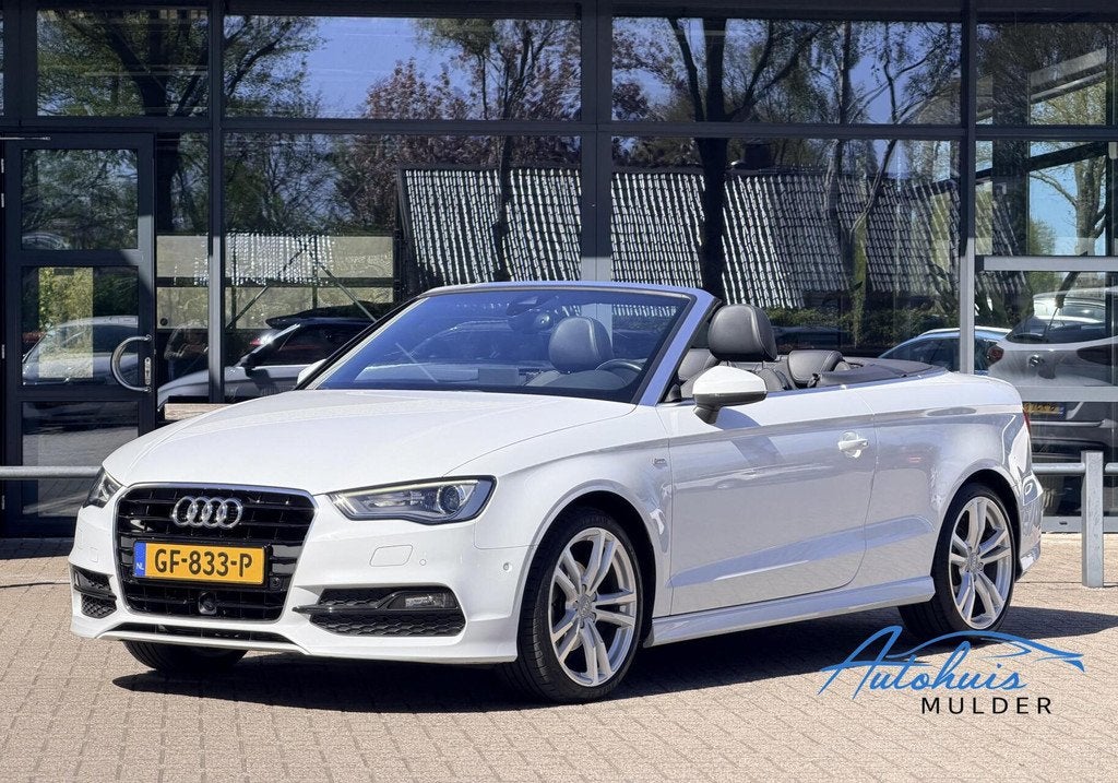 Audi A3 Cabriolet 1.4 TFSI CoD Ambition Pro Line S | Automaa, Gebruikt, 4 cilinders, Wit, Automatische klimaatregeling