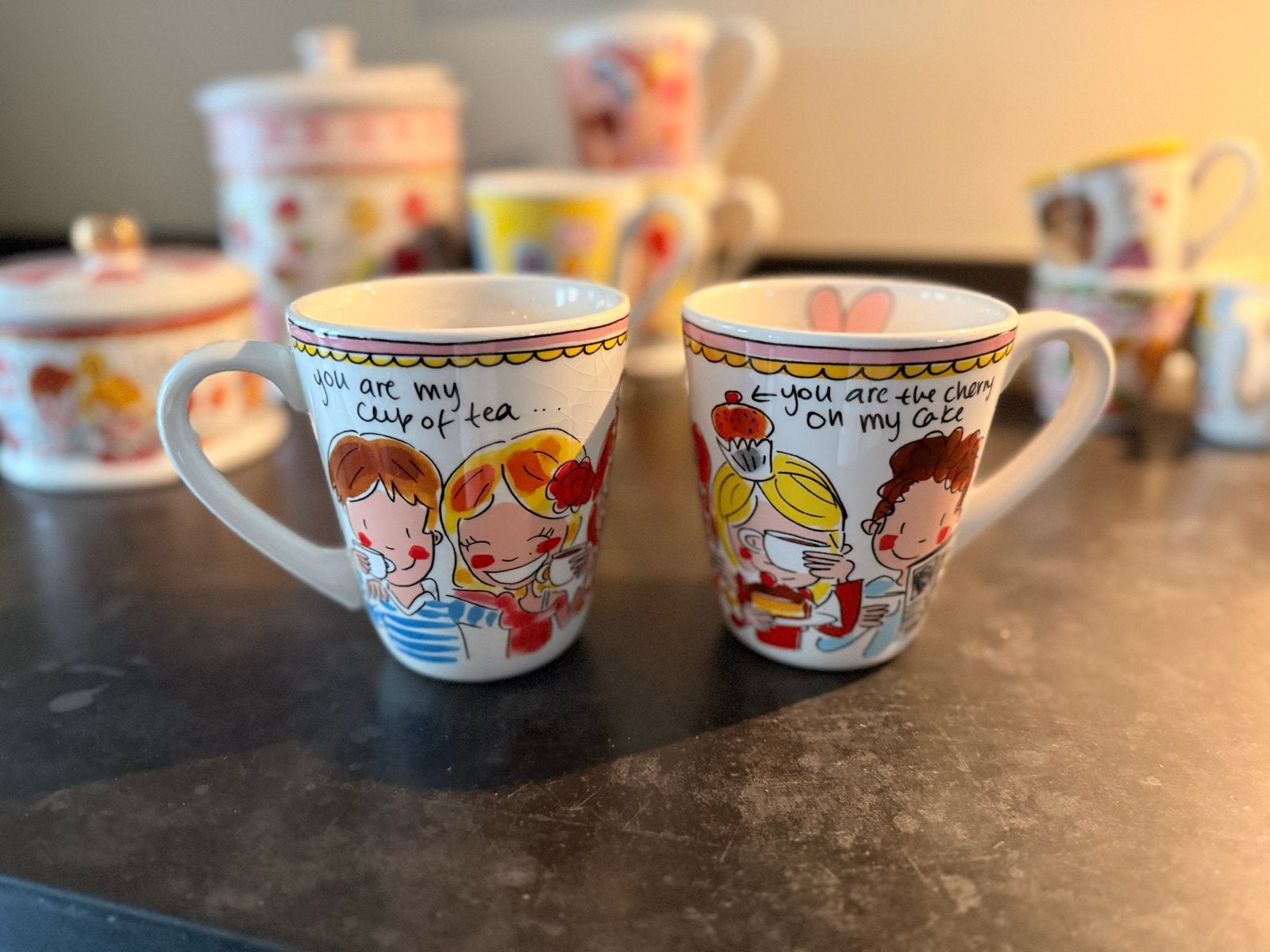 Blond Amsterdam servies - diversen mokken, potten & bordjes, Keramiek, Ophalen of Verzenden, Zo goed als nieuw, Modern