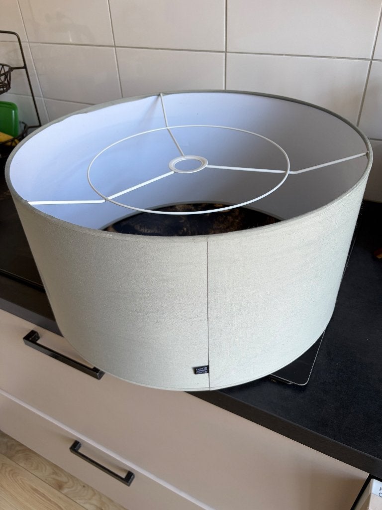 Lichtgrijze lampenkap, Ophalen, Gebruikt, Overige typen, Rond