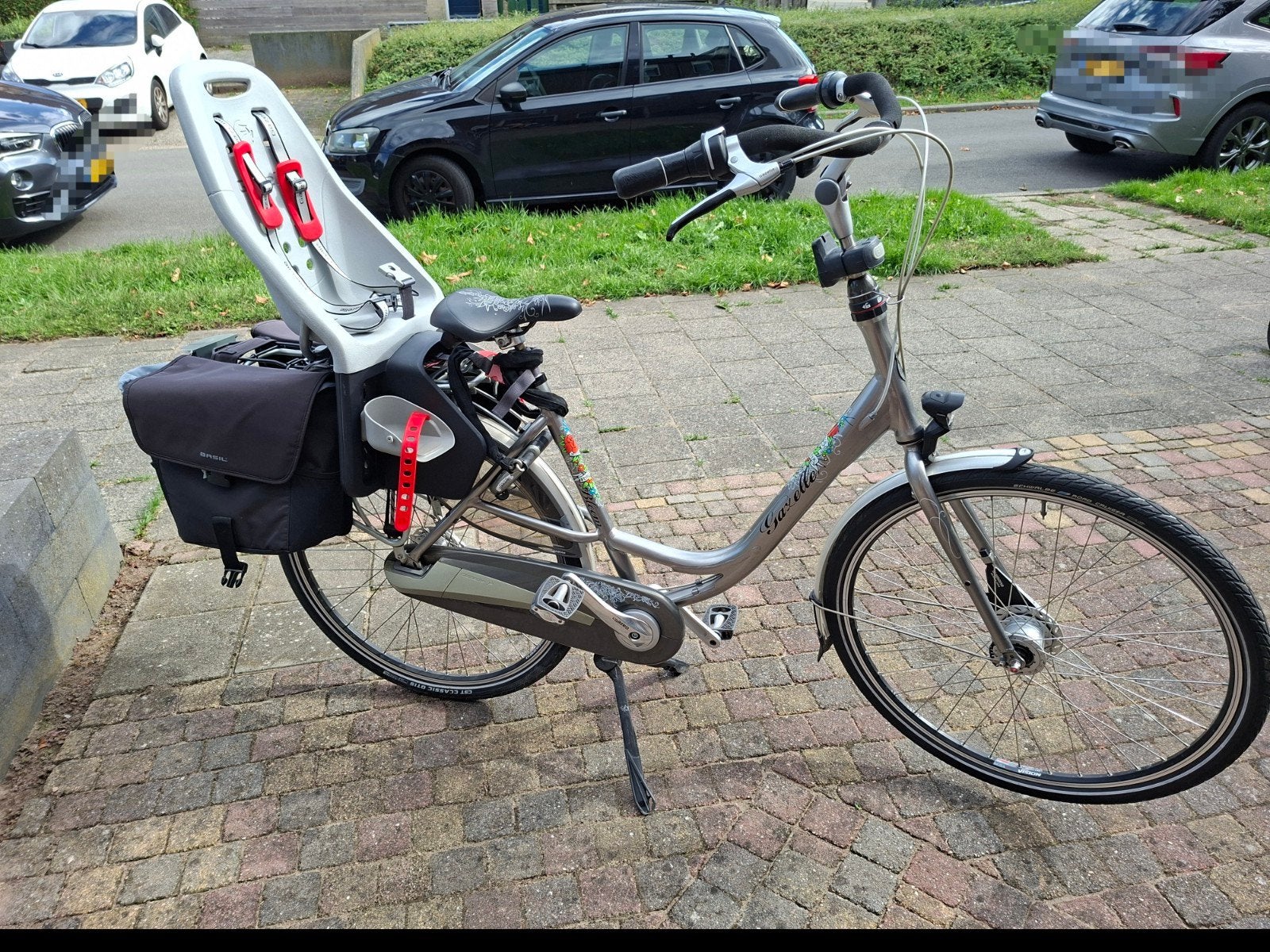 Gazelle bloom moederfiets., Fietsen en Brommers, Fietsen | Dames | Moederfietsen, Ophalen, 2 zitjes, Versnellingen, Gazelle