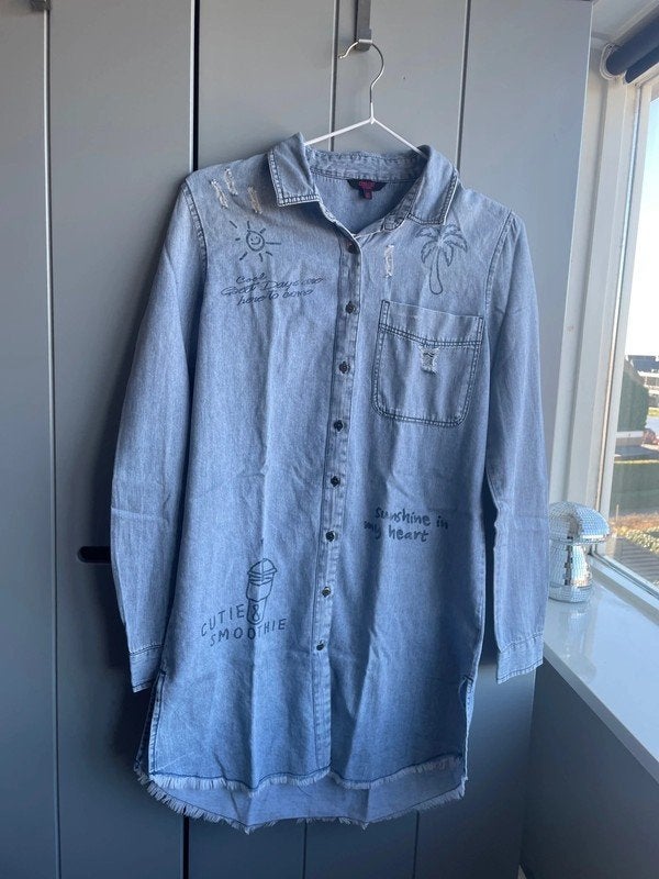 Coolcat jurk jurkje 146 152 spijkerjurk jeansjurk, Verzenden, Gebruikt, Meisje, Jurk of Rok