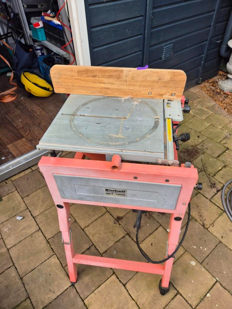 Einhell NKT 1200 Tafelzaag - Gebruikt, Doe-het-zelf en Verbouw, Gereedschap | Zaagmachines, Ophalen of Verzenden