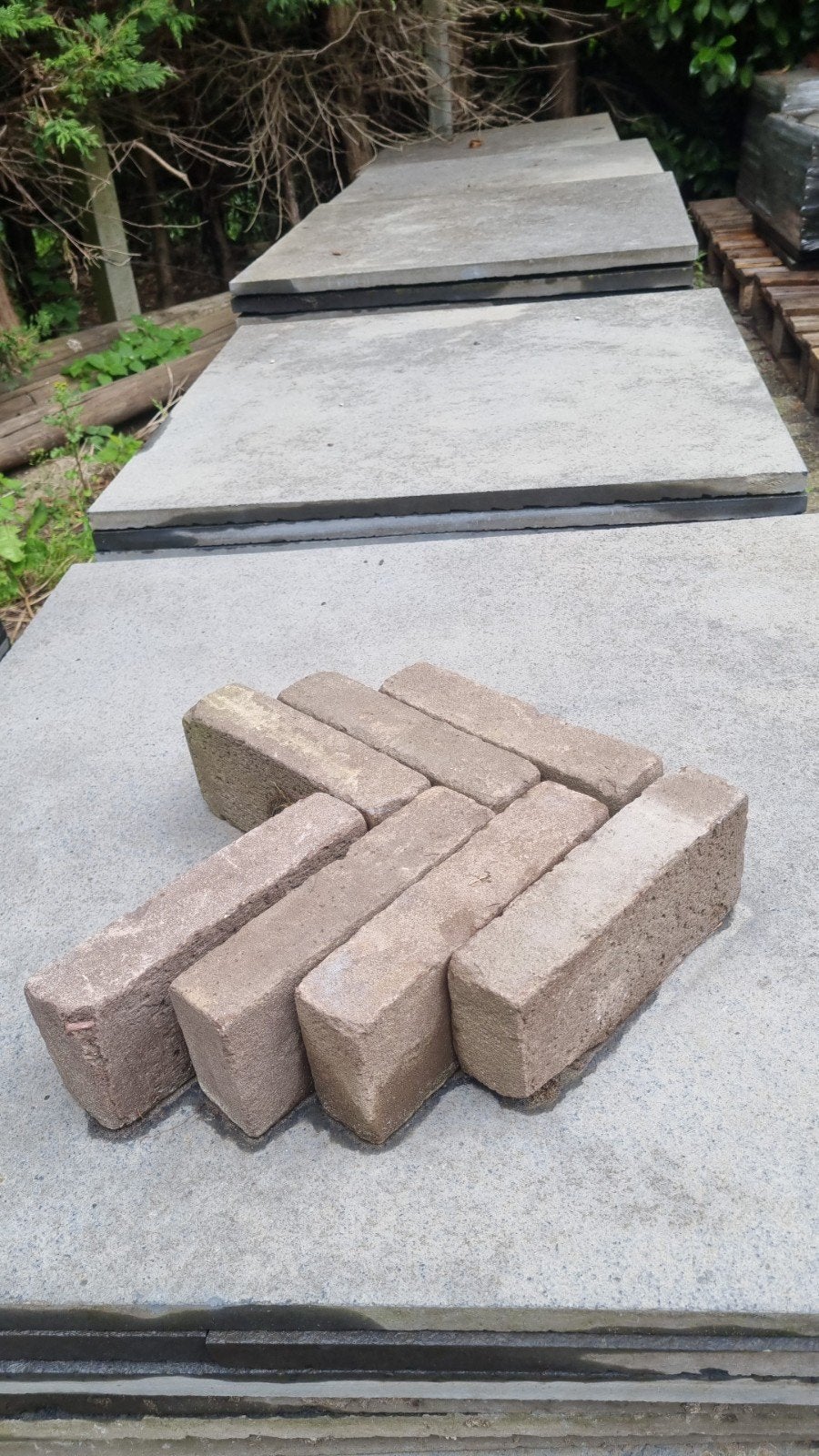 20m2 nieuw gebakken waaltjes 20x5cm 8,5cm hoog te koop, Ophalen, Keramiek, Klinkers